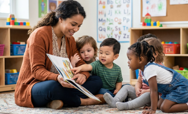 sprachfoerderung kinder lesen buch